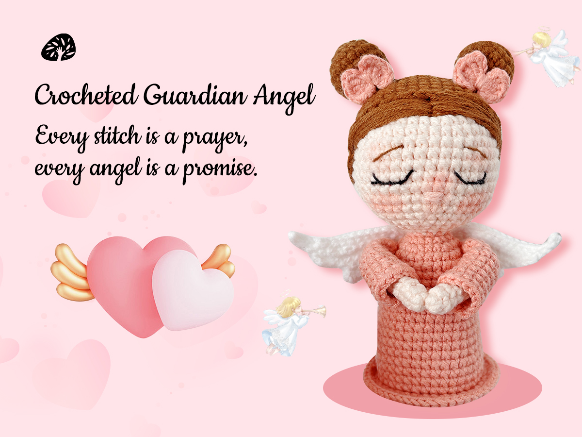 Crocheted Guardian Angels: Shimmering Lights for the Soul in Wool​