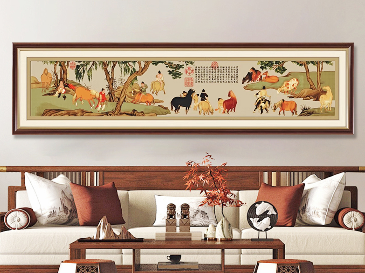 Dive into the Enchanting World of ‘Bathing Horses’ Cross-Stitch​