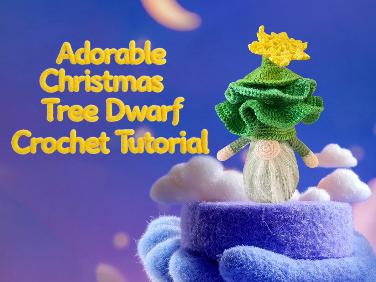 Adorable Christmas Tree Dwarf Crochet Tutorial