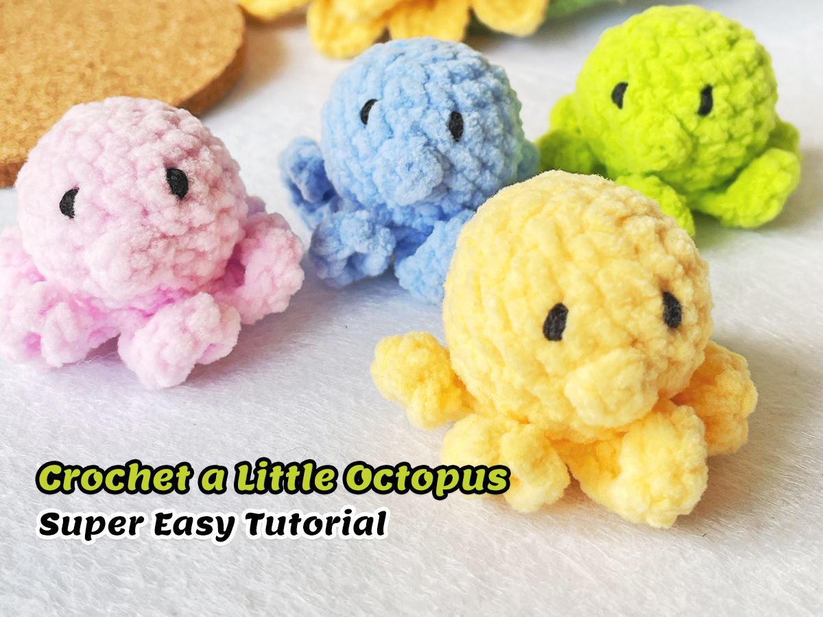 Tiny Wonky Octopus Crochet Charm: Your Pocket-Sized Pal (Super Easy Tutorial!)