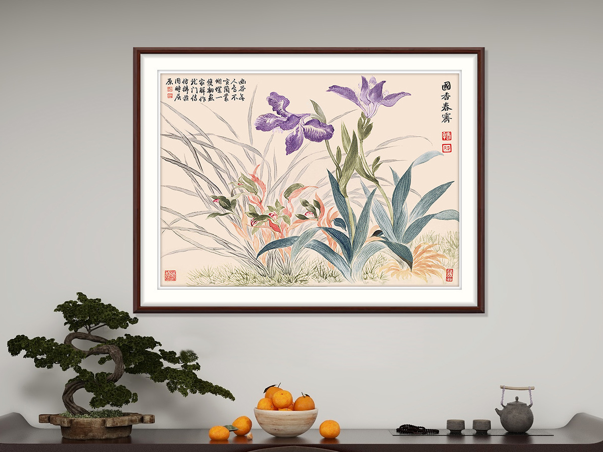 Stitch the Serenity: Yun Shouping’s National Fragrance in Spring Light Cross-Stitch Kit – Weave Calm, Craft Timeless Joy