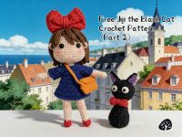 Free Jiji the Black Cat Crochet Pattern