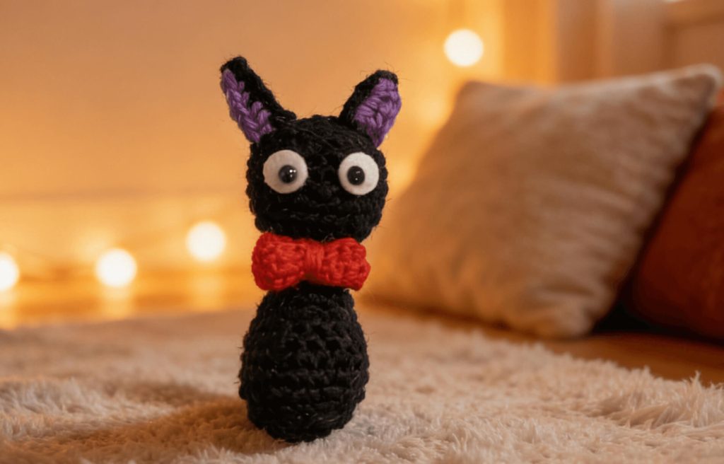 easy beginner cat amigurumi
