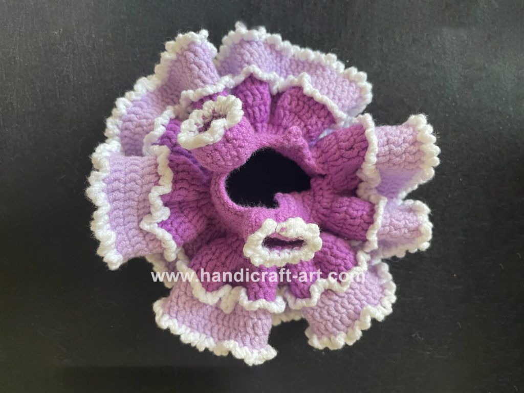 Ruffled princess dress crochet pattern for candy bunny2