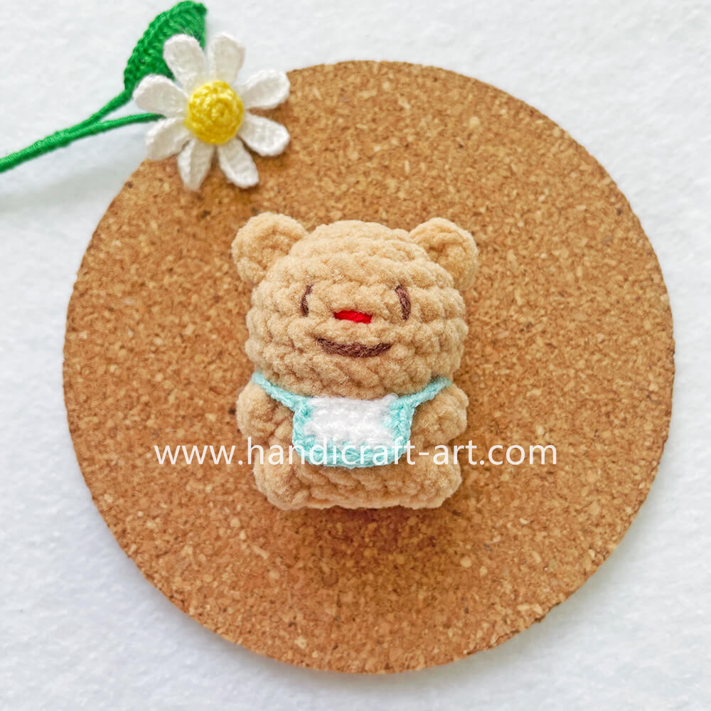 Cute Mini Crochet Animals:  butter bear.