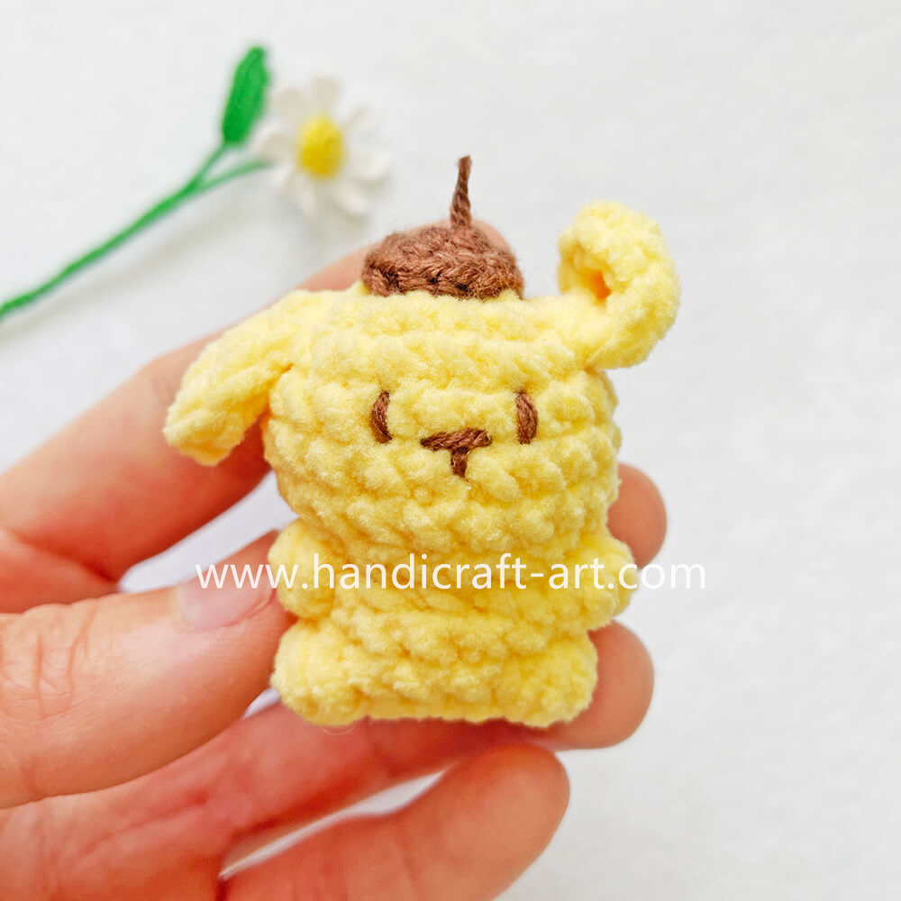 Cute Mini Crochet Animals: Pudding Dog