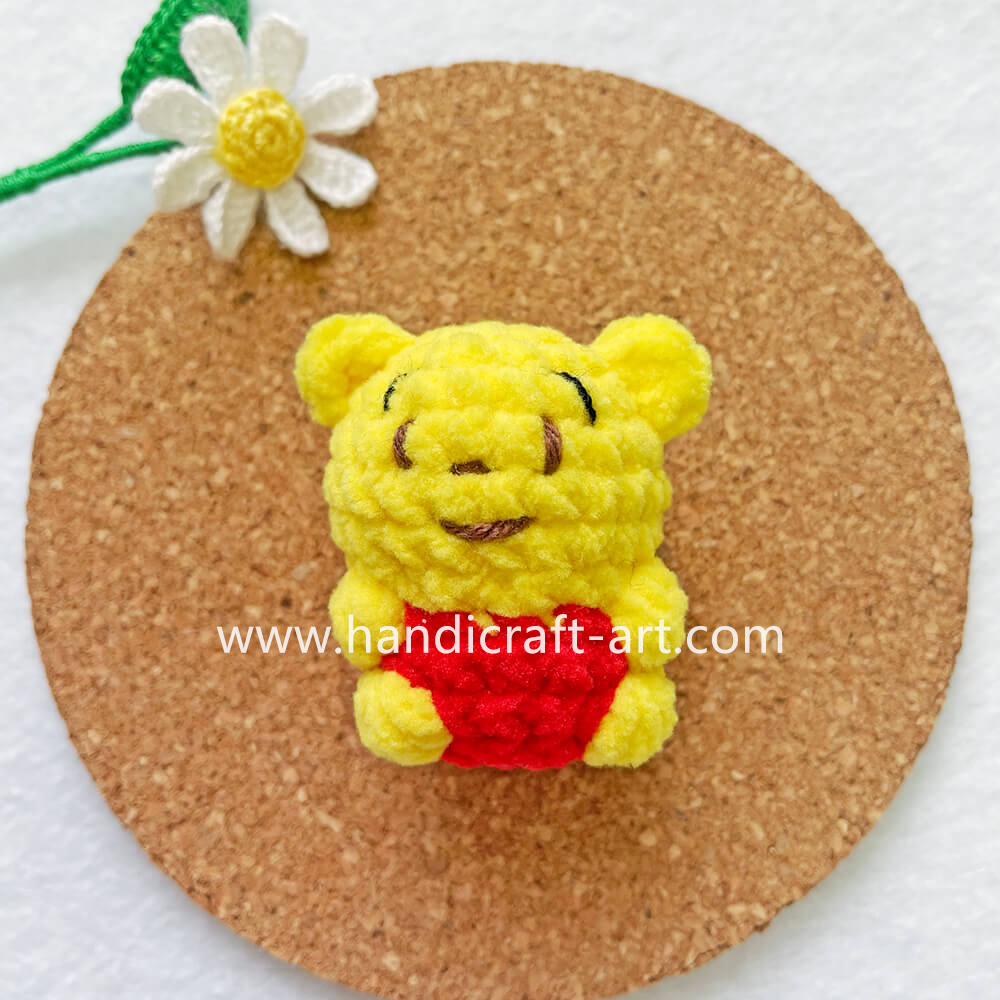 Cute Mini Crochet Animals: Winnie the Pooh