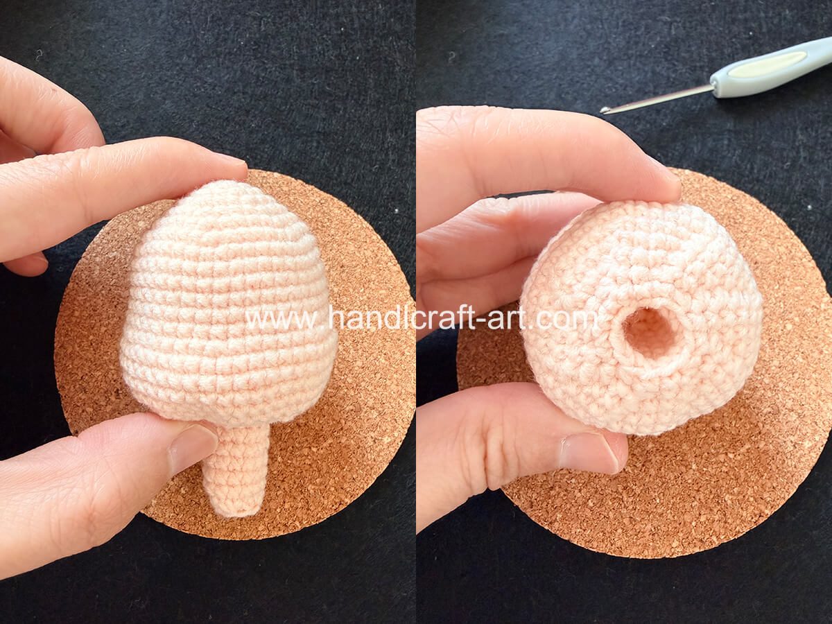 Crochet Little Mermaid Ariel's Head