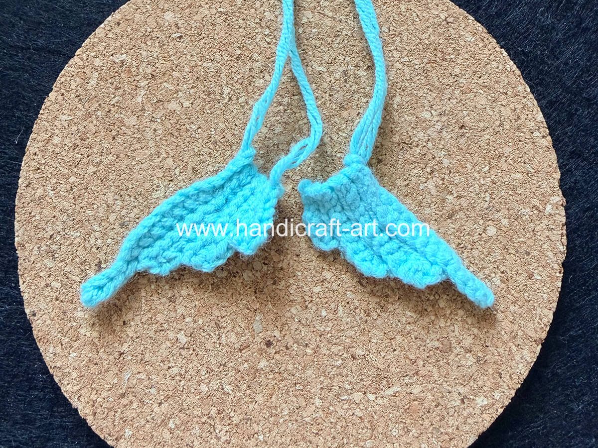 Crochet Little Mermaid Ariel's fins