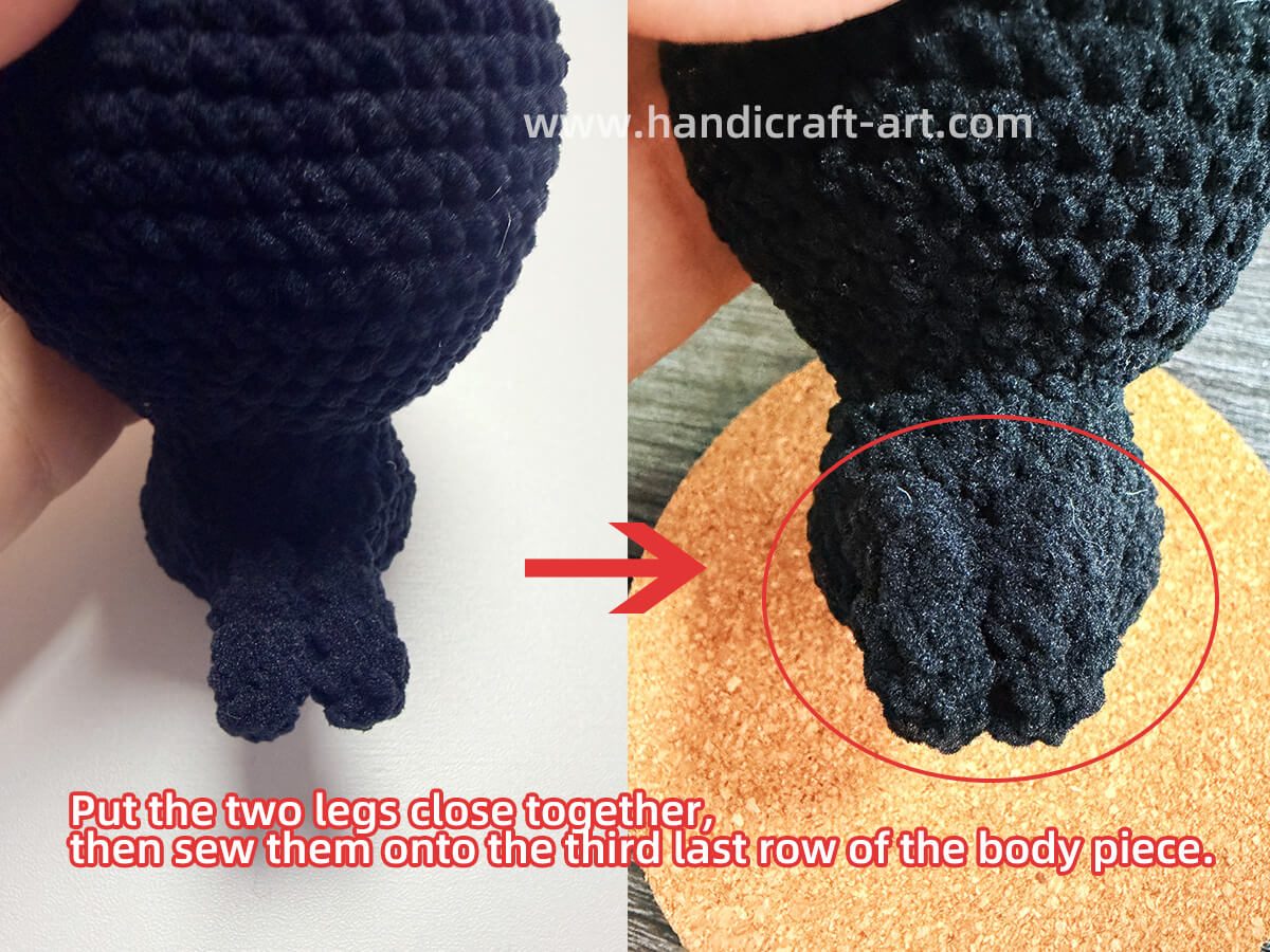 Crochet Luo Xiaohei leg