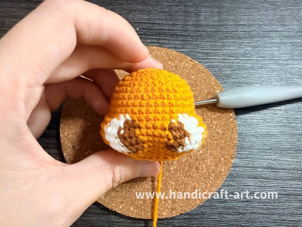 Crocheting the Head-Healing Red Panda Crochet