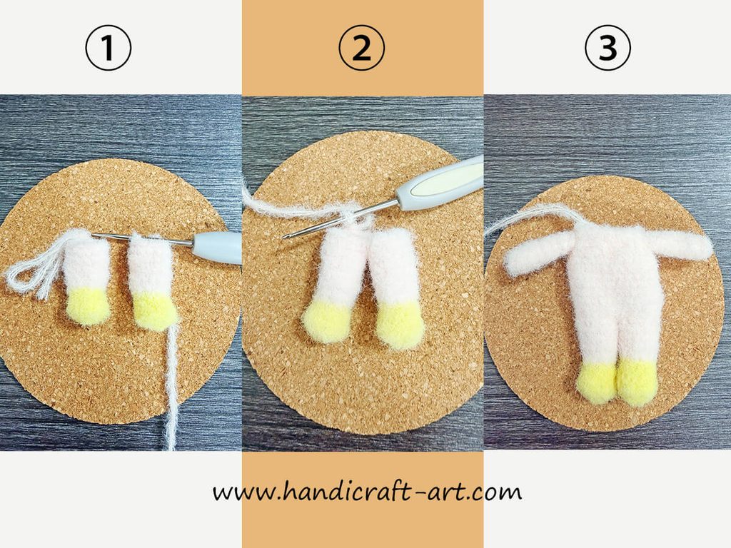 Handmade Crochet Pig body