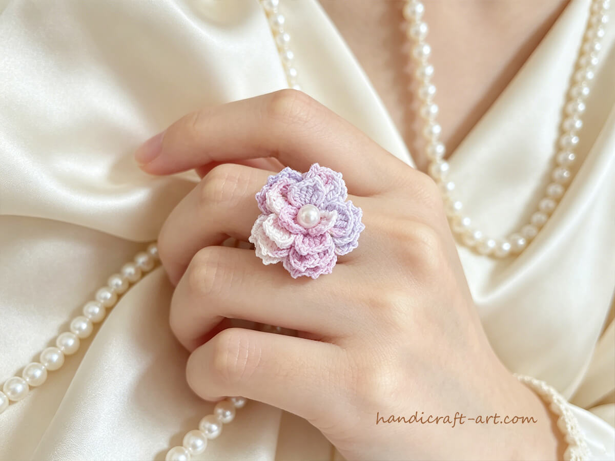 Handmade Peony Ring – A Romantic Gift Blooming with Beauty and Grace