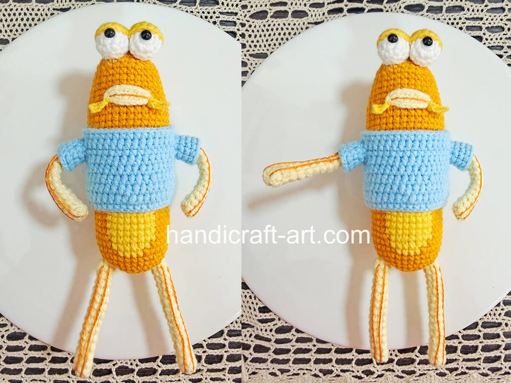 Slacky Fish Crochet Pattern 1