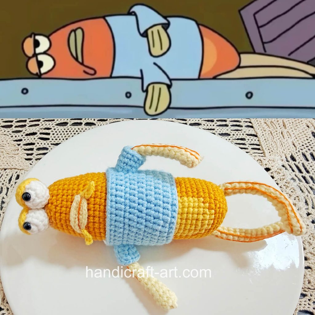 Slacky Fish Crochet Pattern 