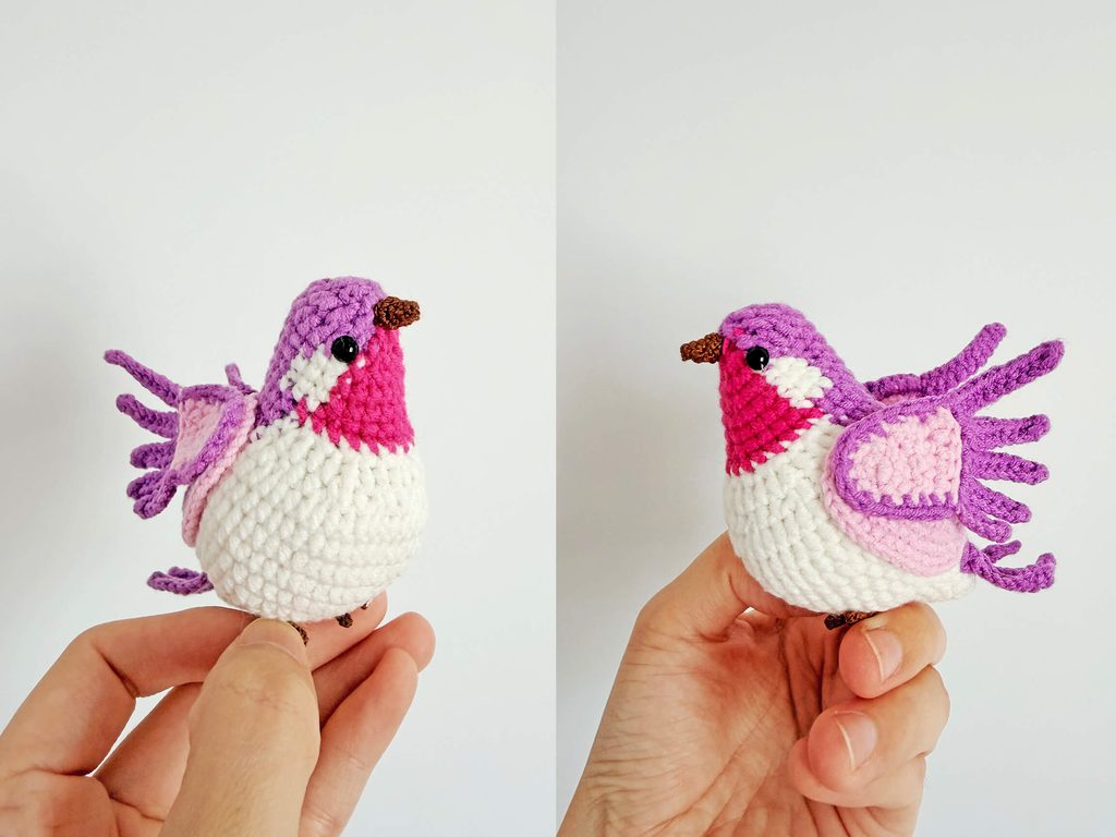 crochet bird