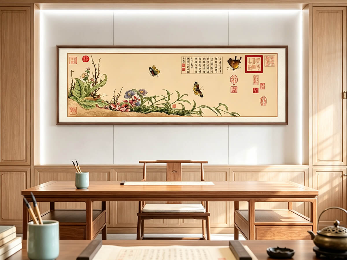 Ultimate Cross-Stitch Collector-Grade Masterpiece: Zhao Chang’s Sketch of Butterflies and Flowers in Northern Song Art