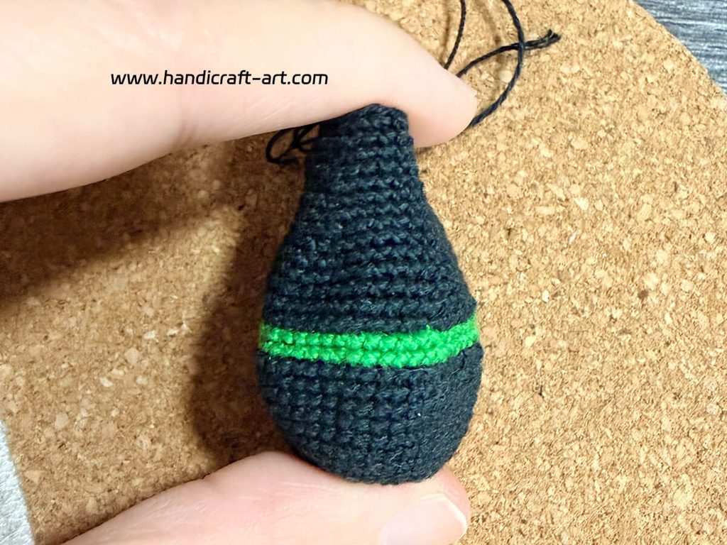 Crocheting the Spider's Belly